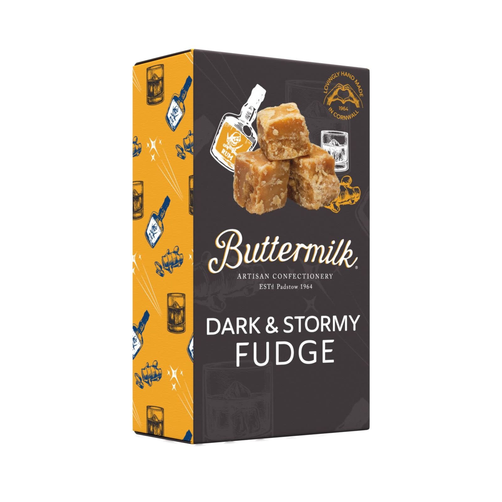 Buttermilk Confectionary Dark & Stormy Fudge - Buttermilk - 100g