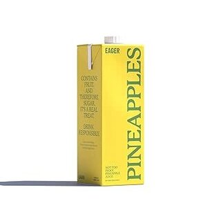 Eager Juices Eager Drinks 100% Cloudy Pressed Pineapple Juice 1L