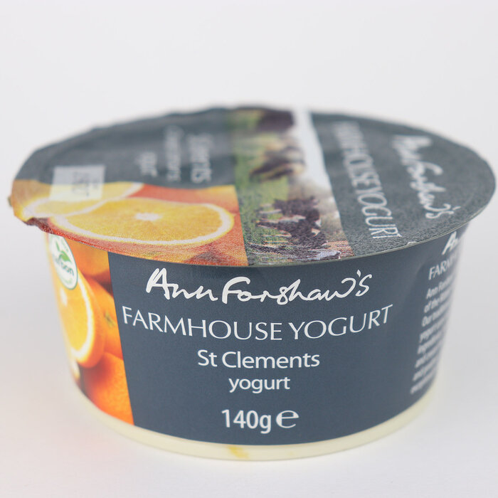 Farmhouse St Clements Oranges & Lemons Yogurt - Ann Forshaws - 150g
