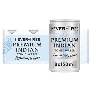 Fever Tree- Refreshing Light - Indian Tonic Water - 8x 150 ml