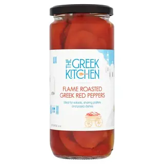 The Greek Kitchen Flame Roasted Greek Red Peppers  - The Greek Kitchen- 360g