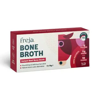 Freja Freja - Instant Beef Bone Broth - 4 x 15g