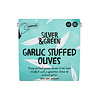 Garlic Stuffed Olives in Pot - Silver & Green - 185g