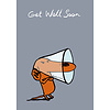Get Well Soon (Sausage Dog) - Greetings Cards - Cardinky