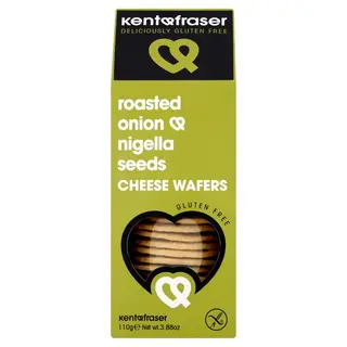 Kent & Fraser GF - Roasted Onion & Nigella Seeds - Cheese Wafers - Kent & Fraser - 125g