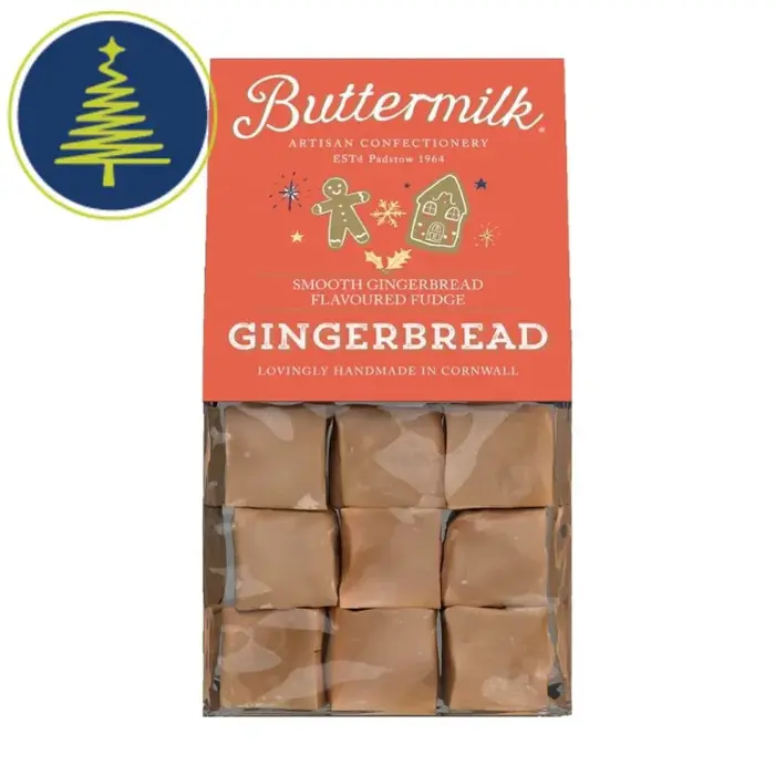 Buttermilk Confectionary GF Gingerbread Smooth Fudge - Buttermilk - 175g