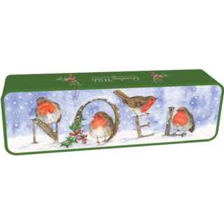 Grandma Wilds Grandma Wilds - Clotted Cream Shortbread in Noel Robin Tin - 150g