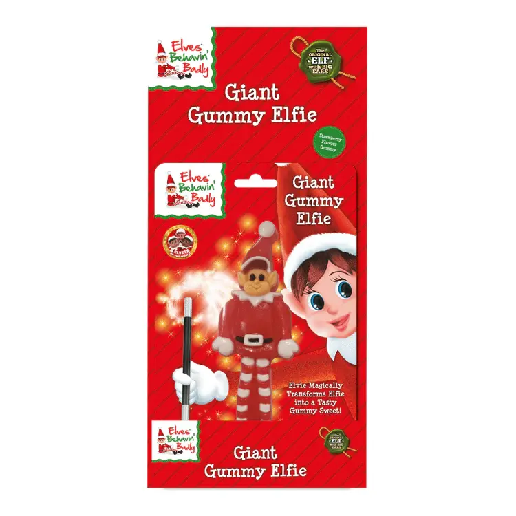 Cheeky Elves Behavin' Badly Giant Gummy Elfie - World of Sweet - 80g