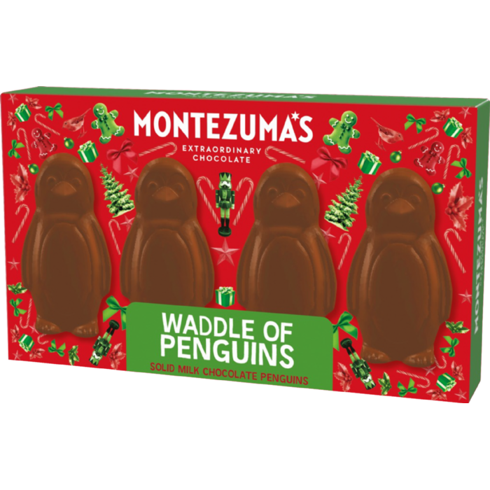 Montezuma Solid Milk Chocolate Penguins - Montezuma's - 60g