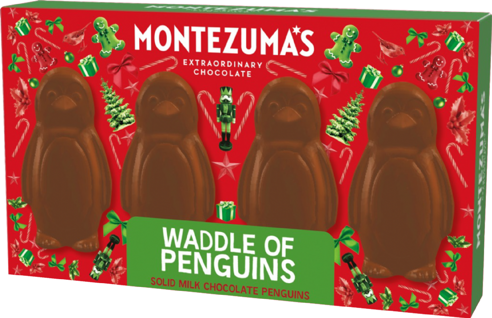 Montezuma Solid Milk Chocolate Penguins - Montezuma's - 60g