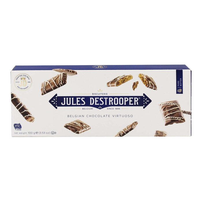 Jules Destrooper Belgian Chocolate Virtuoso Biscuits - Jules Destrooper - 100g