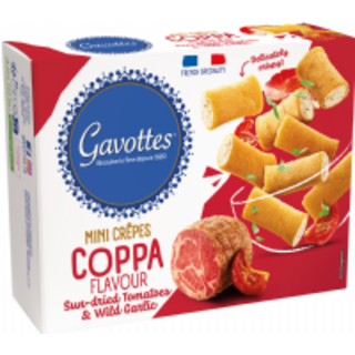 Gavottes Gavottes - Mini Crepes Coppa Sundried Tomato & Garlic 50g