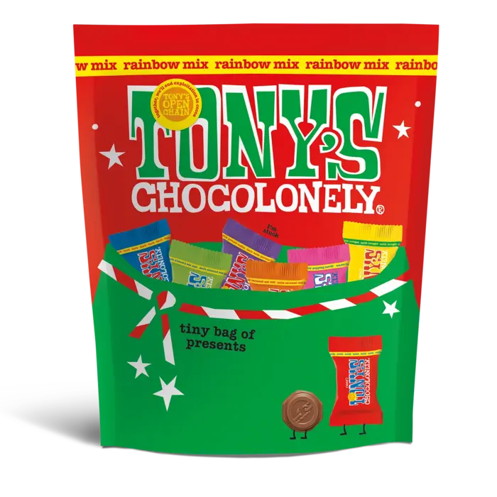 Tony's Chocolonely Tony's Chocolonely Christmas Pouch (135g) - Tony's Chocolonely