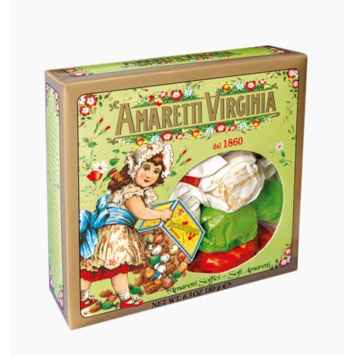 Soft Amaretti in Window Box- Amaretti Virginia 180g