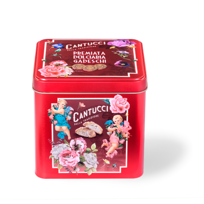 Gadeschi Mini Cantucci Biscuits In Retro Gift Tin - Gadeschi - 200g