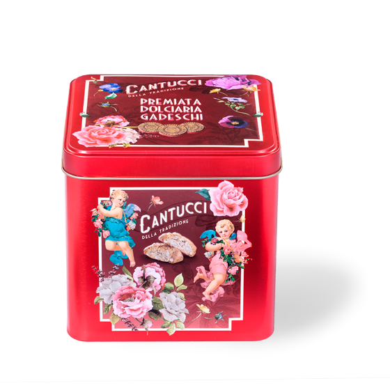 Gadeschi Mini Cantucci Biscuits In Retro Gift Tin - Gadeschi - 200g