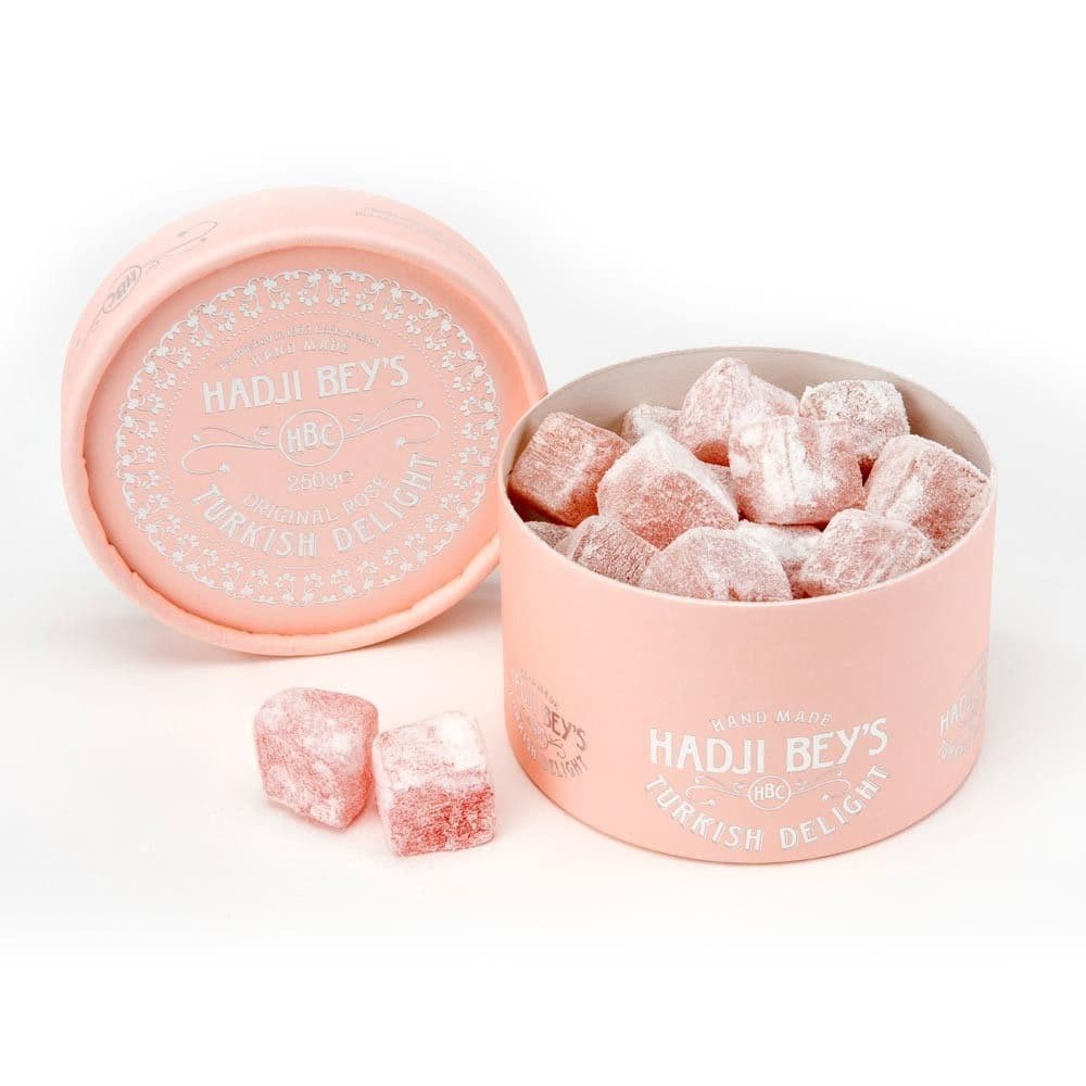 Hadji Bey's Gift Box of Rose Turkish Delight - Hadji Beys - 250g