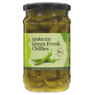 Cooks & Co Green Chillies- Cooks & Co - 300g