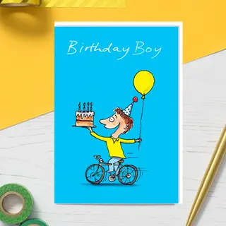 Cardinky Happy Birthday Bikes - Greetings Cards - Cardinky