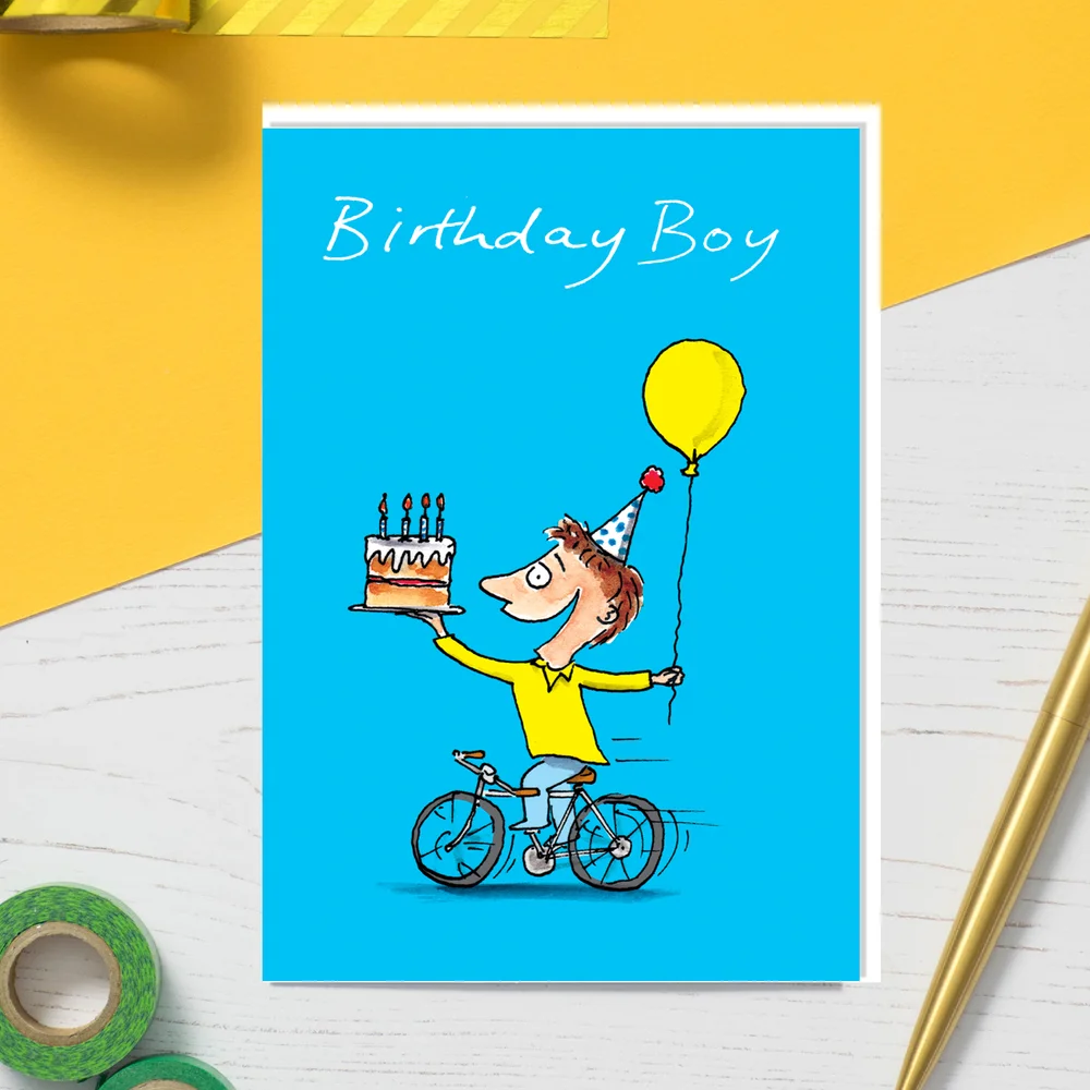 Cardinky Happy Birthday Bikes - Greetings Cards - Cardinky