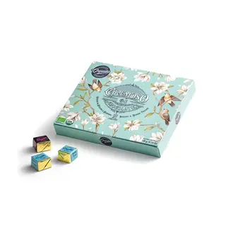 Hazelnut and Almond Praline Gift Box - 120g - Chocolate Organic - 120g