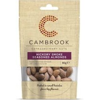 cambrook Hickory Smoke Seasoned Almonds - Cambrook - 80g