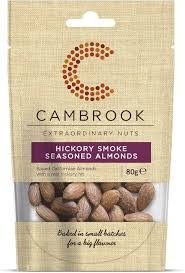 cambrook Hickory Smoke Seasoned Almonds - Cambrook - 80g
