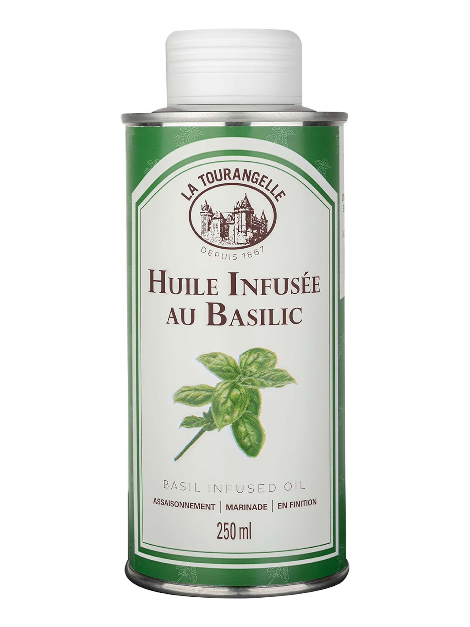 La Tourangelle Huile Infusée au Basilic - La Tourangelle - 250g