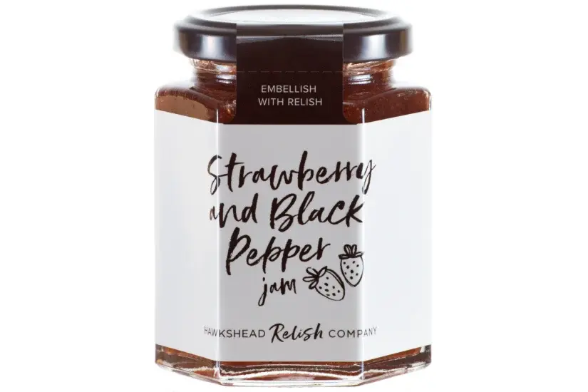 The Hawkshead Relish Company La'al - Strawberry & Black Pepper Jam - Hawkshead Relish - 130g