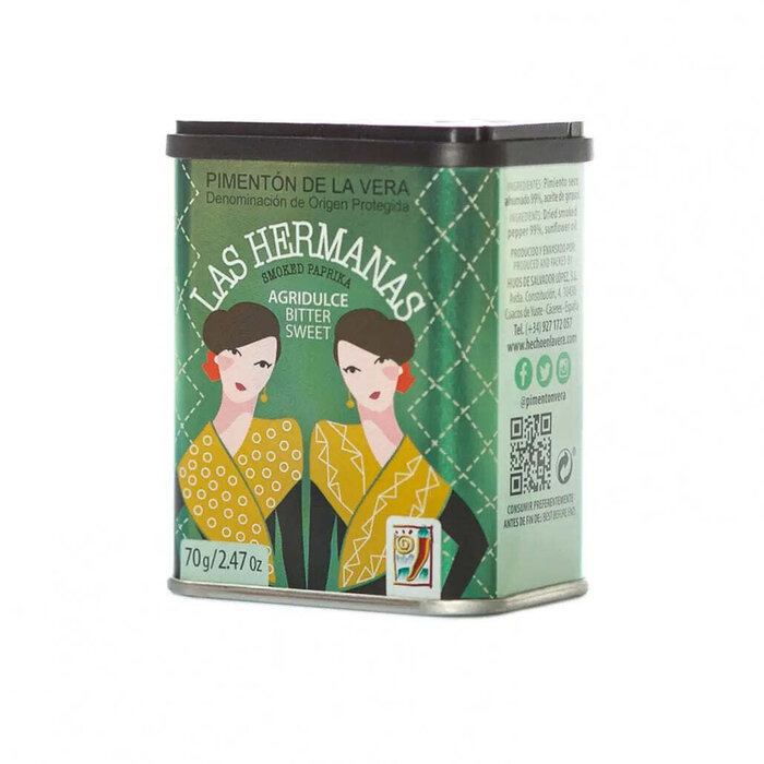 Las Hermanas - Bittersweet - Pimento de la Vera (Paprika) 70g