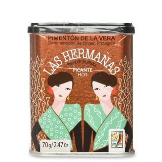 Las Hermanas - Picante / Hot- Pimento de la Vera (Paprika)  70g