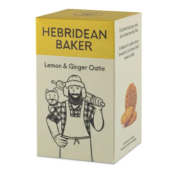 Hebridean Baker Lemon & Ginger Oaties  - Hebridean Baker - 150g