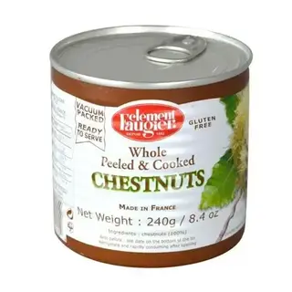 Clement Faugier French Specialties Whole Peeled & Cooked Chestnuts - Clement Faugier - 240g