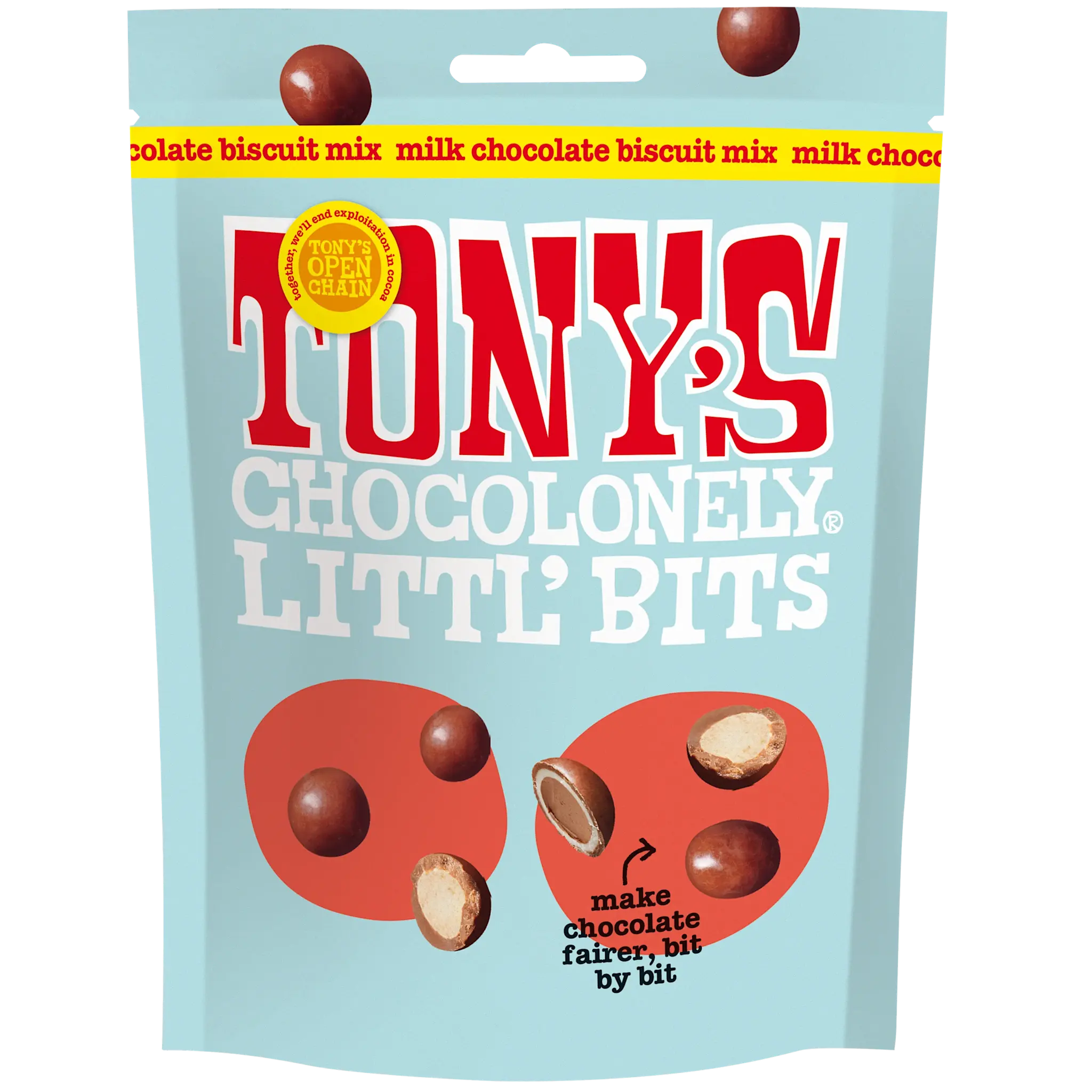Tony's Chocolonely Milk Chocolate Biscuit Mix - Tony's Chocolonely - 100g