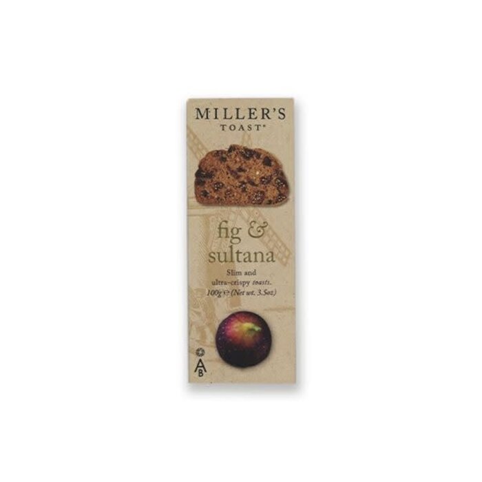 The Fine Cheese Co. Miller's Toast - Fig & Sultana - 100g