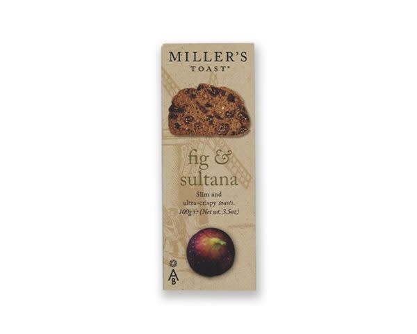 The Fine Cheese Co. Miller's Toast - Fig & Sultana - 100g