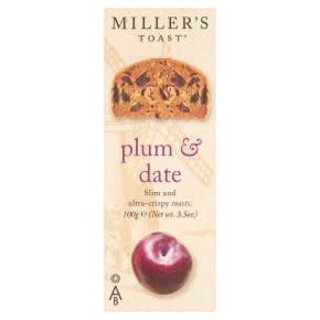The Fine Cheese Co. Miller's Toast - Plum & Date - 100g