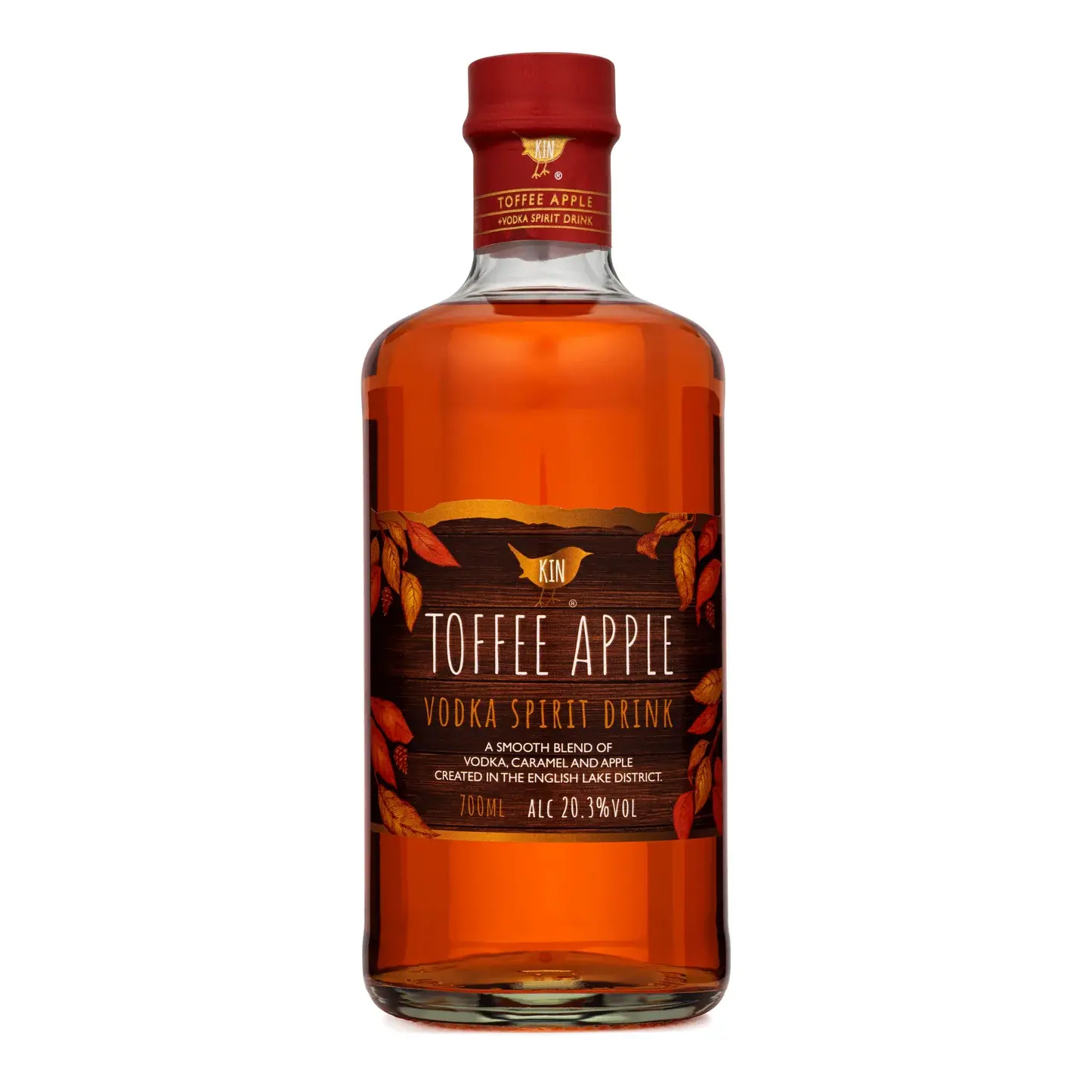 Kin Vodka Miniature Toffee Apple Vodka - Kin Toffee Vodka - 20.3% - 5cl