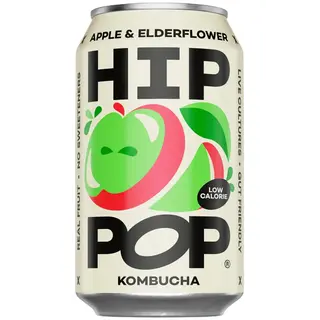 HIP POP Natural Apple Elderflower Kombucha - Hip Pop - 330ml