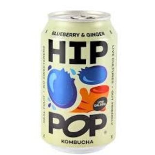 HIP POP Natural Blueberry Ginger Kombucha - Hip Pop - 330ml