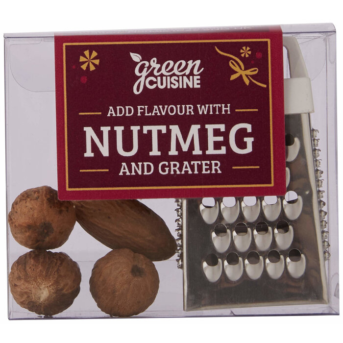 Green Cuisine Nutmeg Grater & Nutmegs - Green Cuisine - 20g