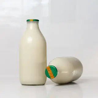 Stephenson Dairy Oato  / Gold & Green Top Oat Milk - 1 Pint Glass Bottle
