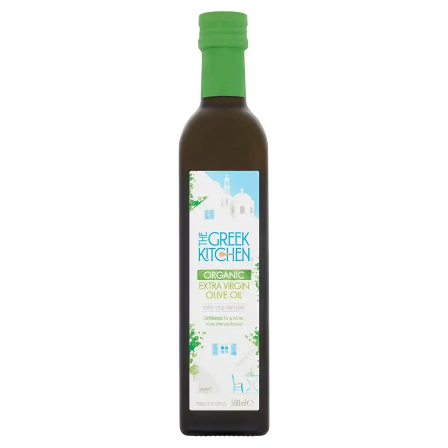 The Greek Kitchen Organic & Unfiltered Extra Virgin Olive Oil  - The Greek Kitchen- 500ml