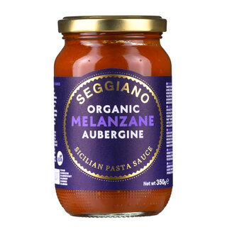 Seggiano Organic Melanzane / Aubergine  Pasta Sauce - Seggiano - 350g