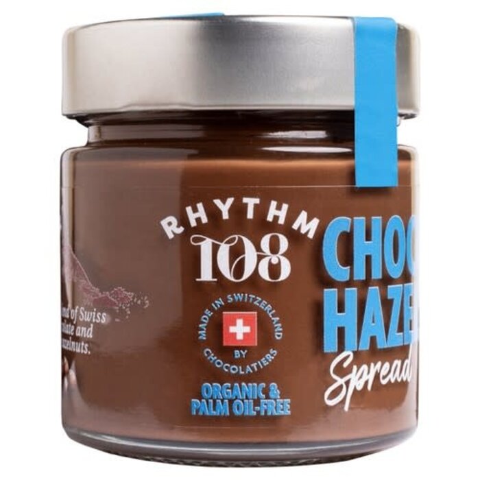 Rhythm 108 Organic Swiss Chocolate Hazelnut Spread  - Rhythm 108 - 250g