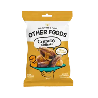 Other Foods Other Foods - Crunchy Miso Caramel Shiitake Mushroom Chips - 40g
