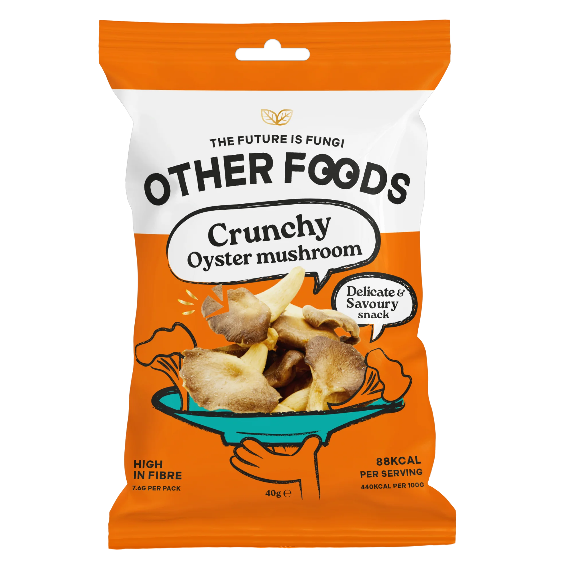 Other Foods Other Foods - Crunchy Oyster Mushroom Chips - 40g