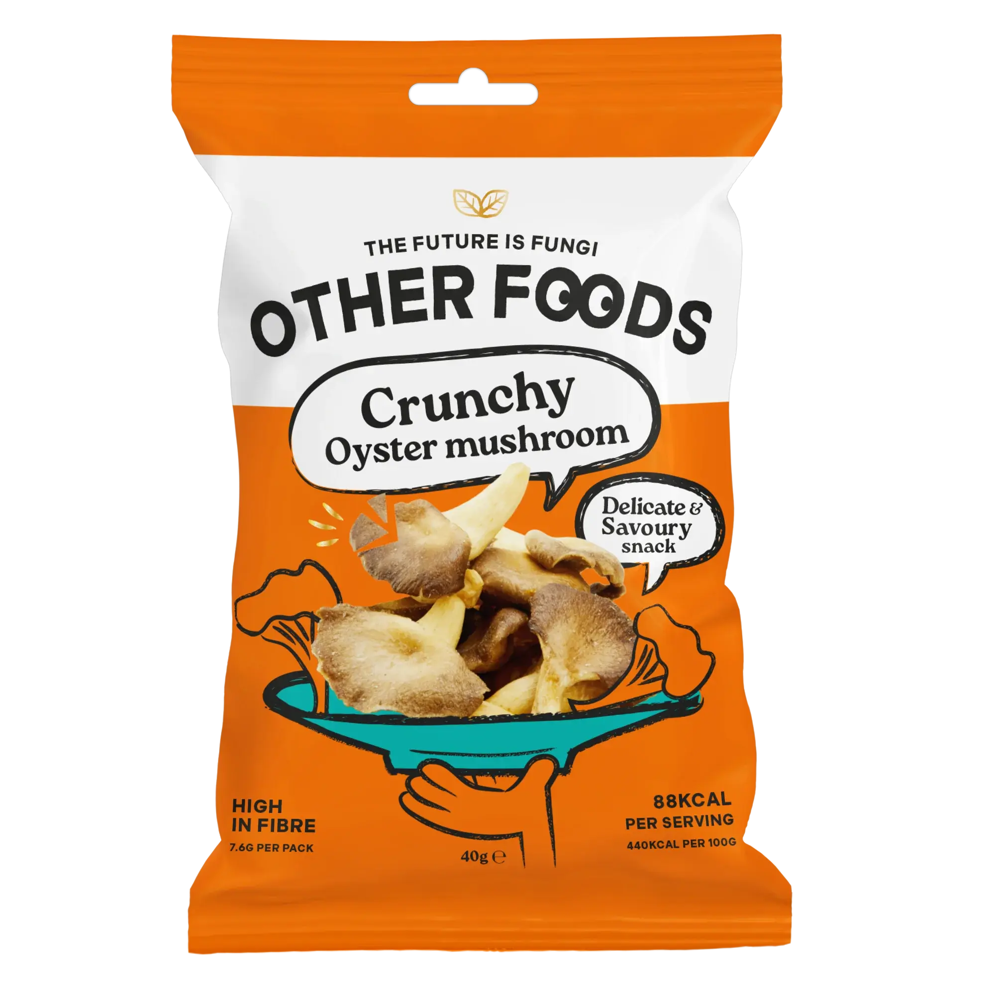 Other Foods Other Foods - Crunchy Oyster Mushroom Chips - 40g