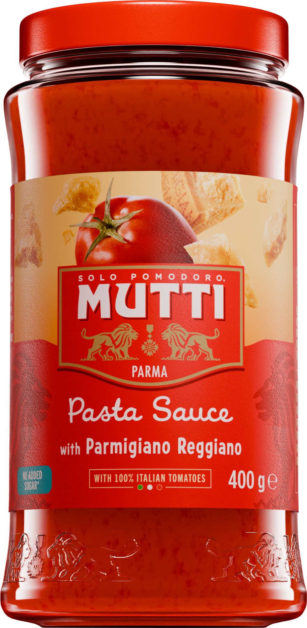 Mutti Parmigiano Reggiano - Tomato Pasta Sauce with Parmesan - Mutti - 400g