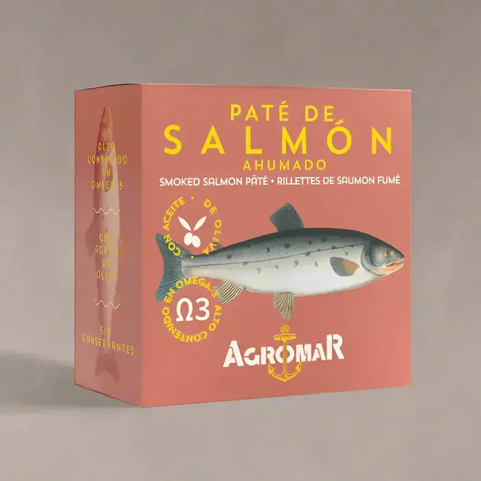 Pate de Salmon - Ahumado - Agromar - 100g